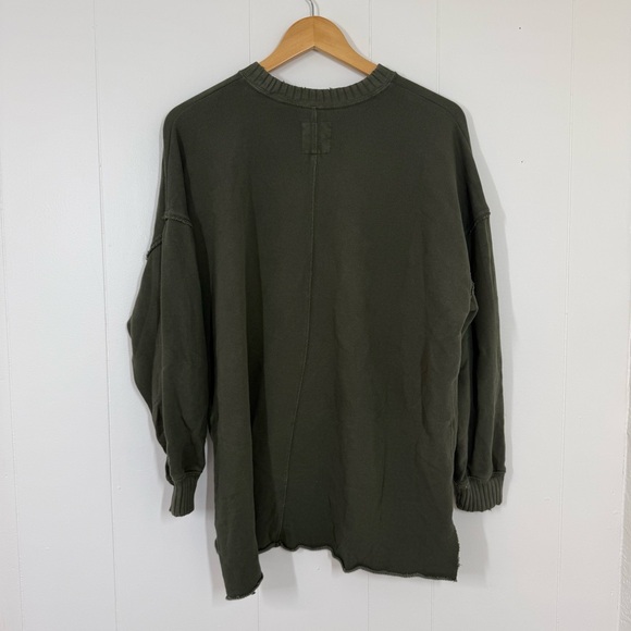 Aerie Green Oversized Crewneck Sweatshirt - Picture 8 of 13
